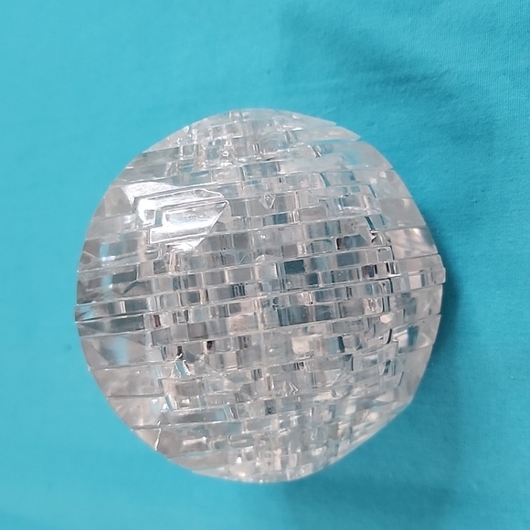 Diamond Shaped 3D Crystal Puzzle Vintage - Picture 2 of 6